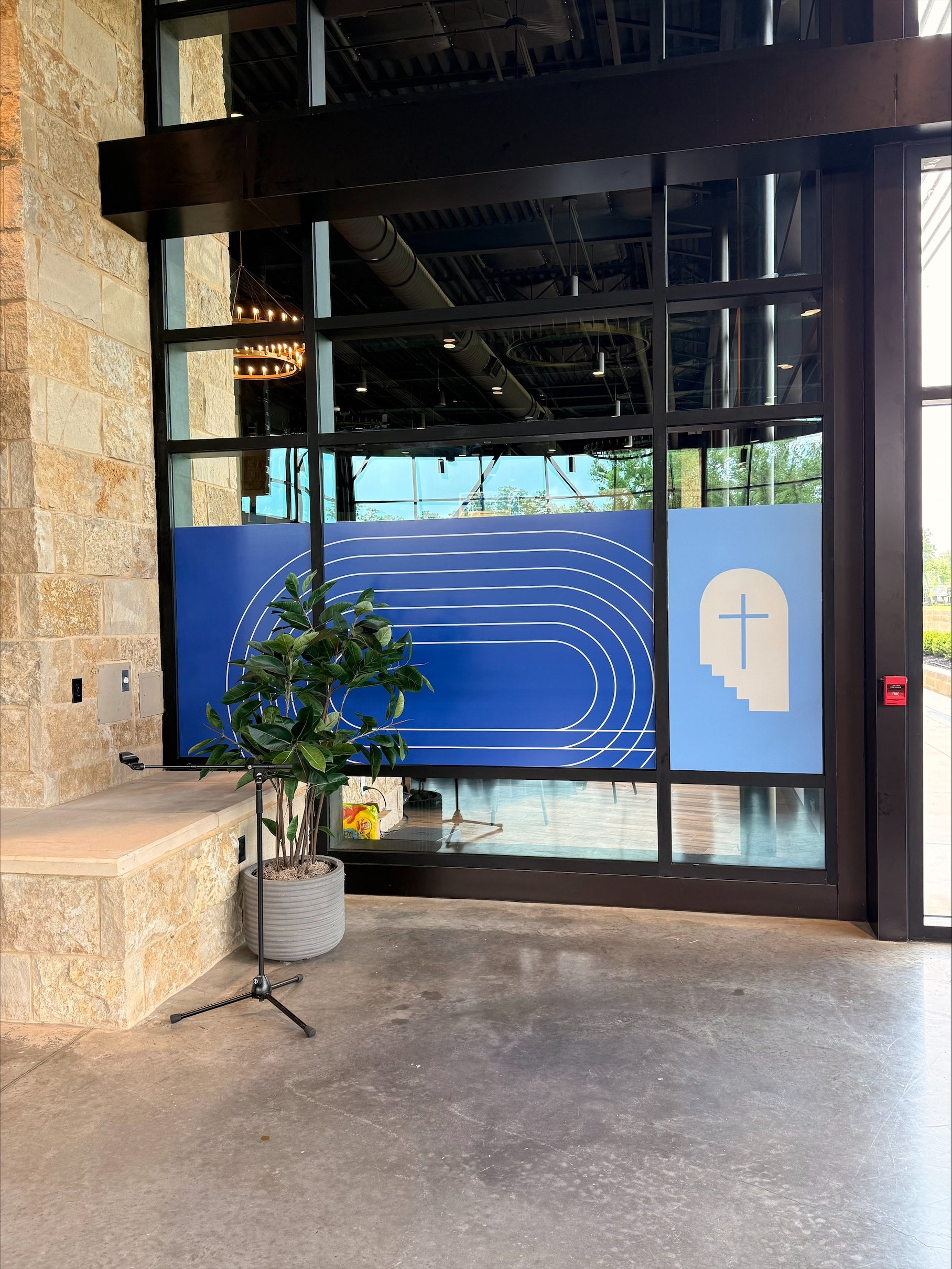Custom Indoor and Outdoor Signage for The ARC Conference, held at Milestone Church, done by Signarama North Fort Worth/Keller