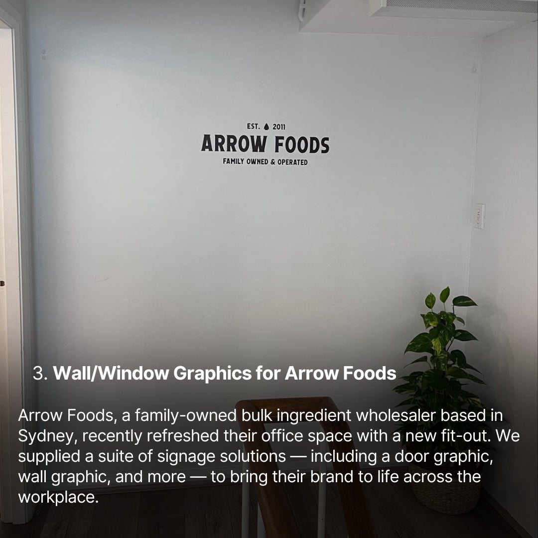 This Week at Signarama | Window & Wall Graphics, Frosting