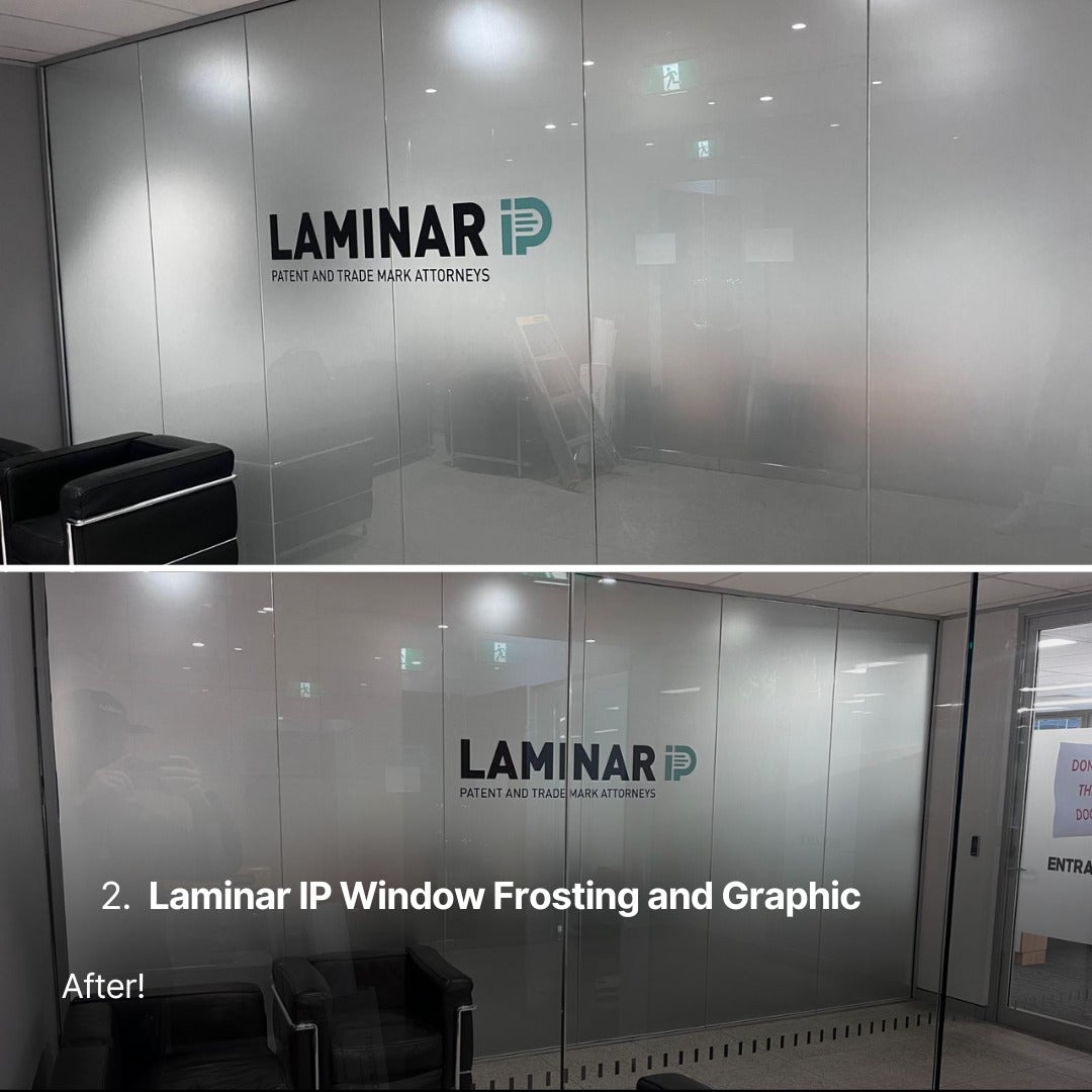 This Week at Signarama | Window & Wall Graphics, Frosting