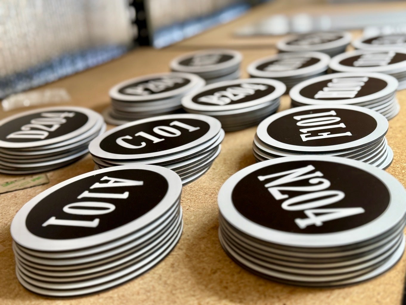Custom Apartment Suite Plaques - Redmond, WA