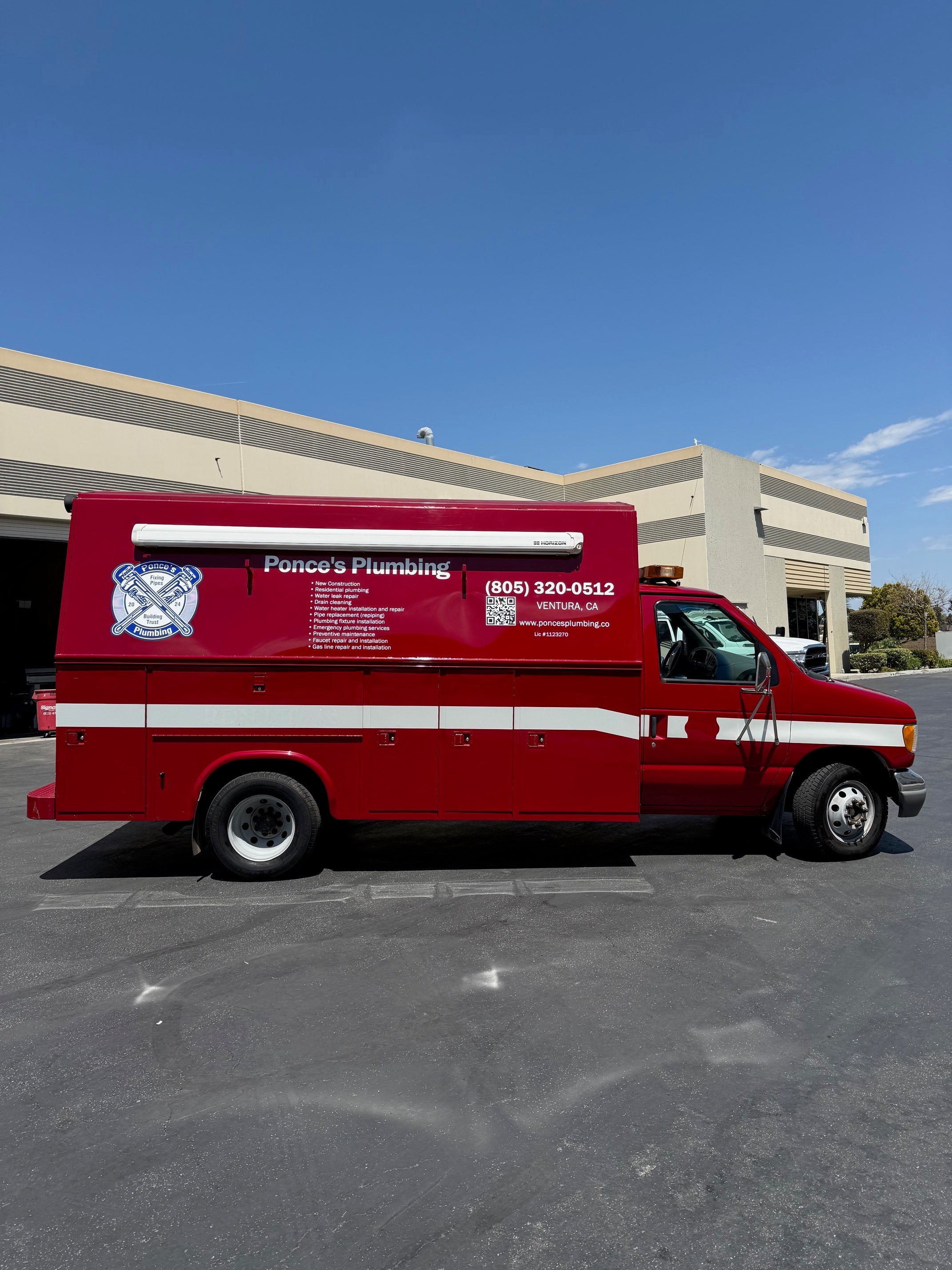 Custom Vehicle Graphics for Ponce's Plumbing – Professional Branding