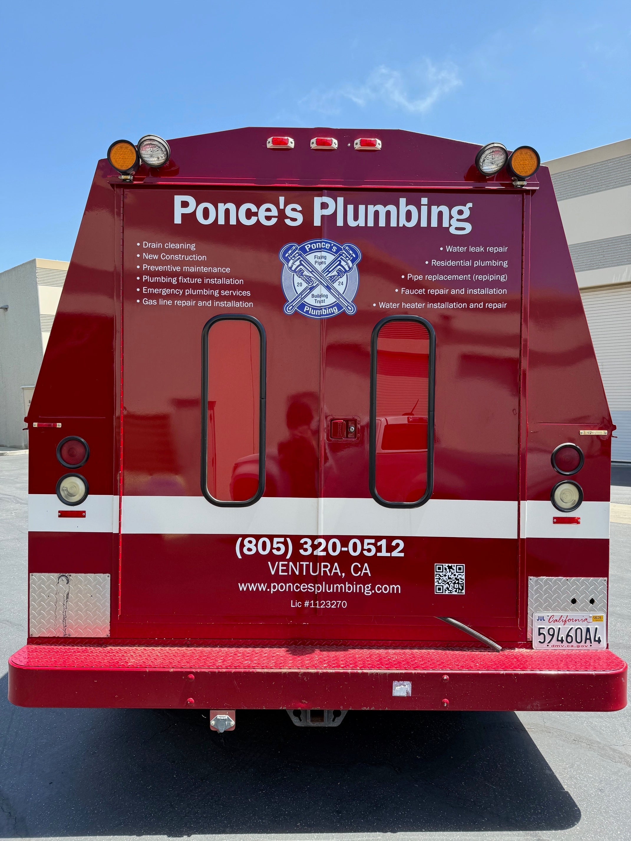 Custom Vehicle Graphics for Ponce's Plumbing – Professional Branding