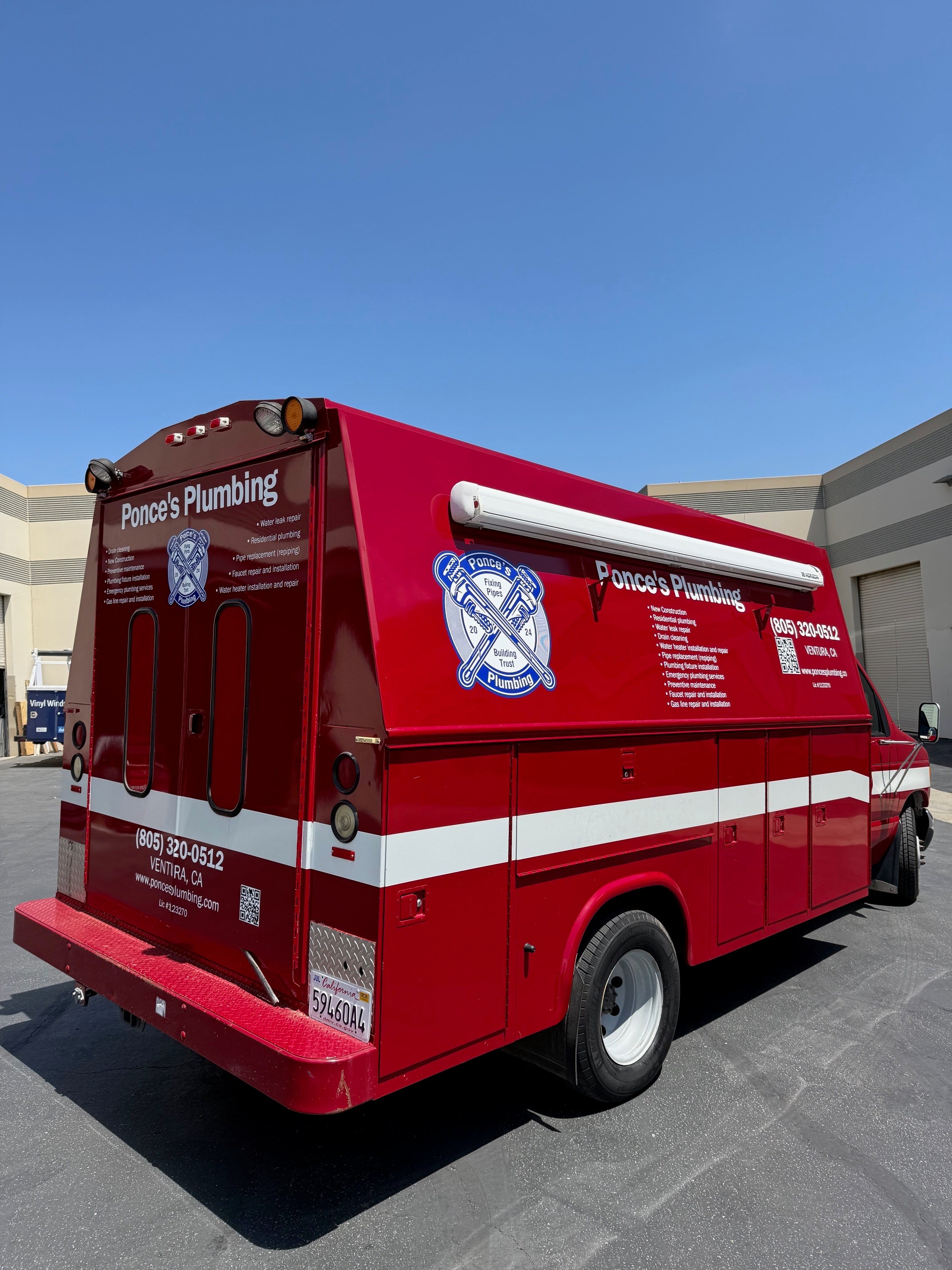 Custom Vehicle Graphics for Ponce's Plumbing – Professional Branding