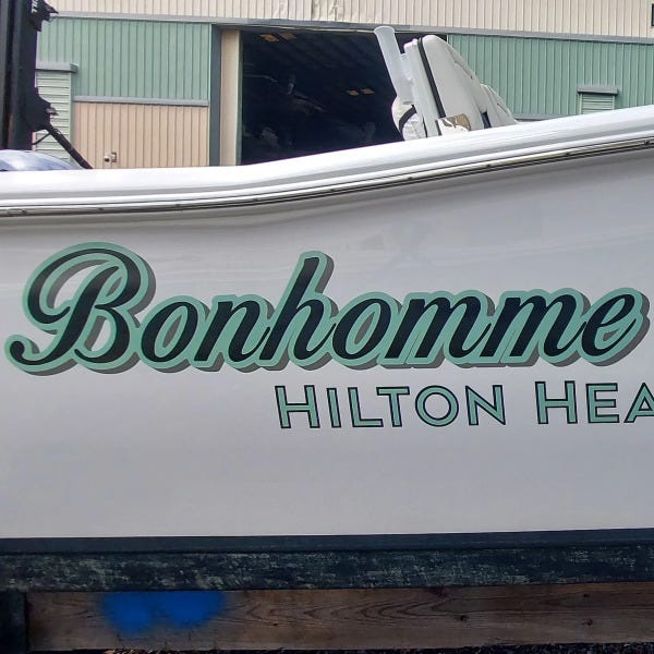 Boat Lettering & Graphics
