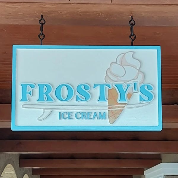 Custom outdoor signage