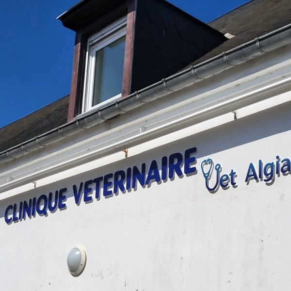 Enseigne alu composite
