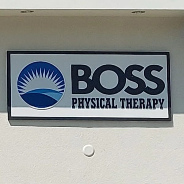 Custom fabricated outdoor business signage