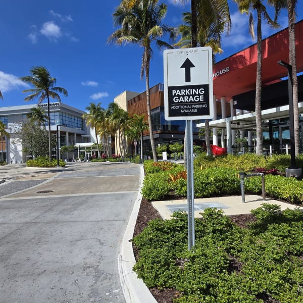 Esplanade parking Signs