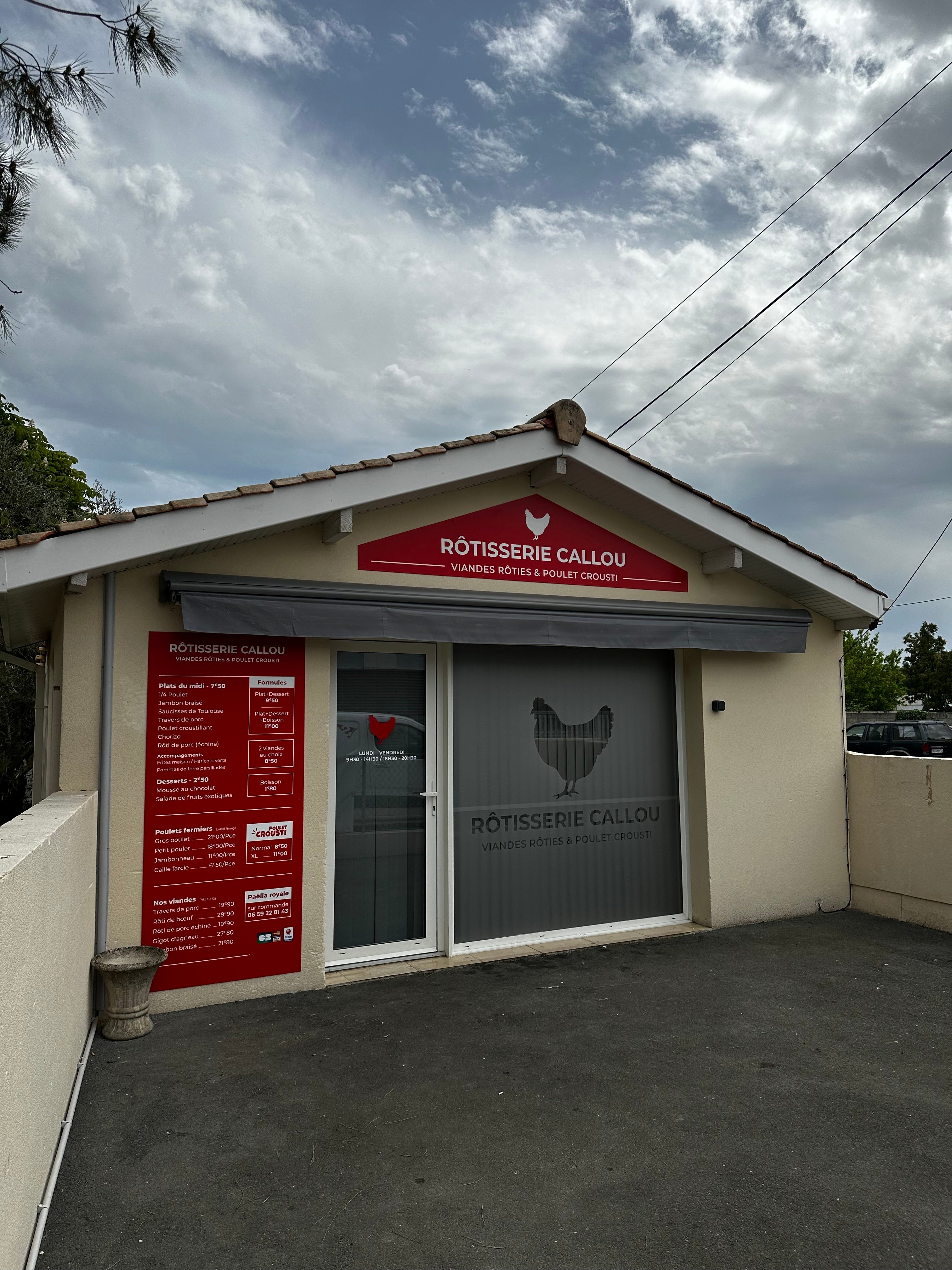 Nouvelle enseigne pour la Rôtisserie Callou