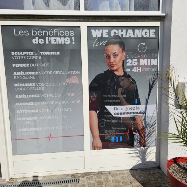 vitrophanie à Jarnac