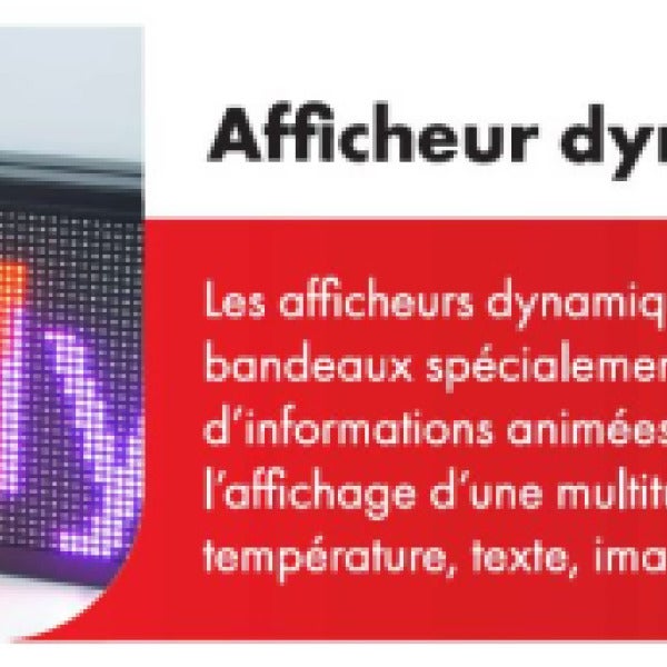Afficheur dynamique RVB : l'outil de communication visuelle incontournable pour les professionnels – disponible chez Signarama Montpellier