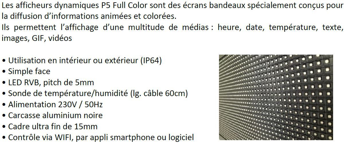 Afficheur dynamique RVB : l'outil de communication visuelle incontournable pour les professionnels – disponible chez Signarama Montpellier