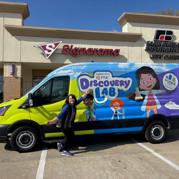 Science City Van Wrap Signarama Liberty