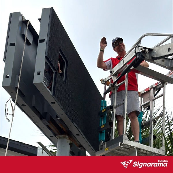 How the Sign Installation Process Works at Signarama Destin