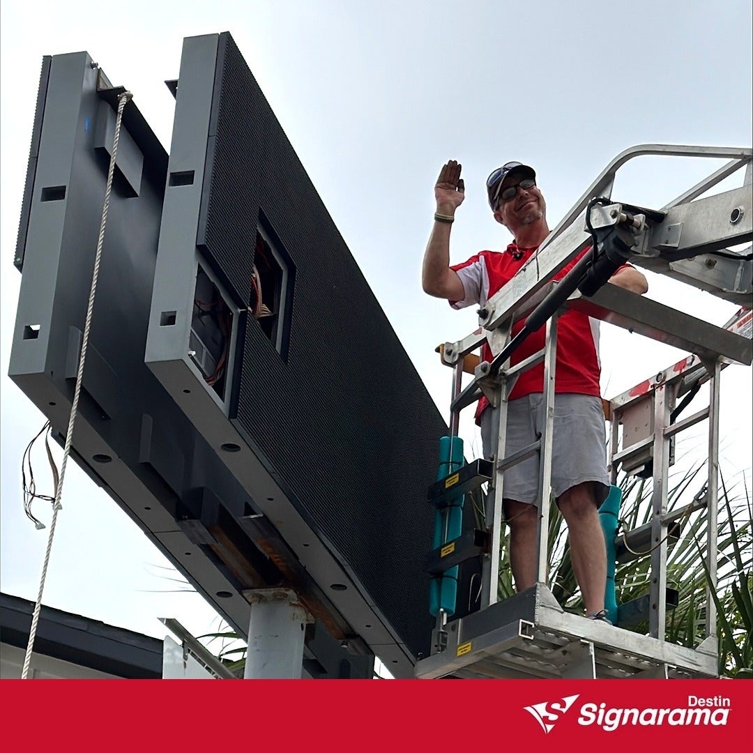 How the Sign Installation Process Works at Signarama Destin