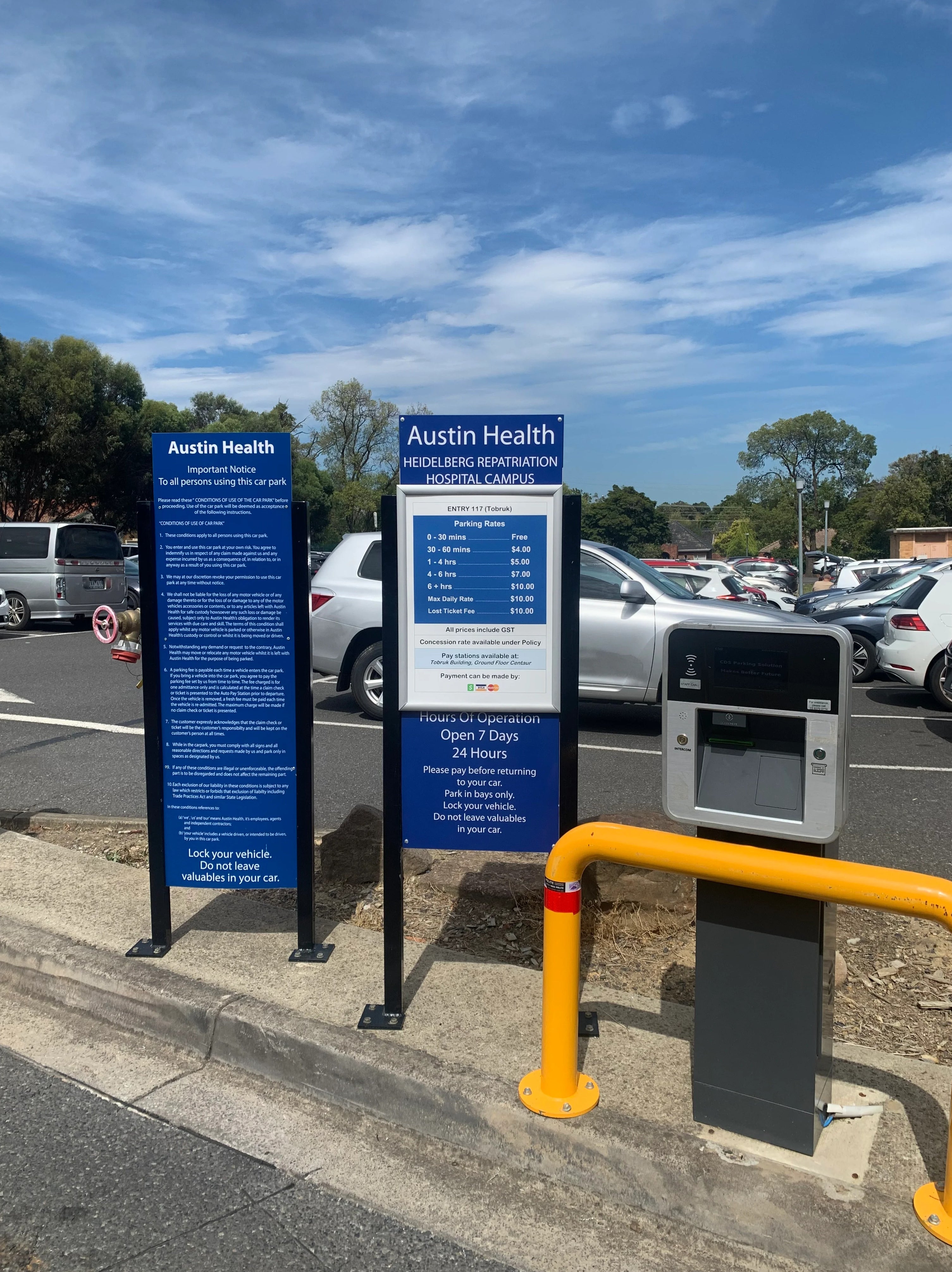 Car Park Signage - Austin Health - Ivanhoe VIC.