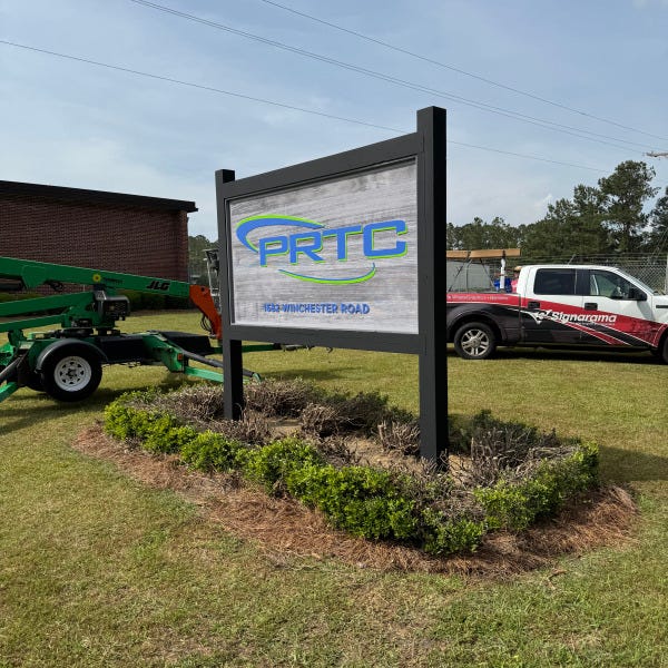 PRTC Freestanding Sign