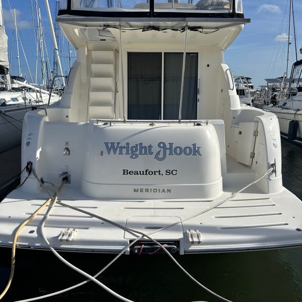 Wright Hook Boat Decal