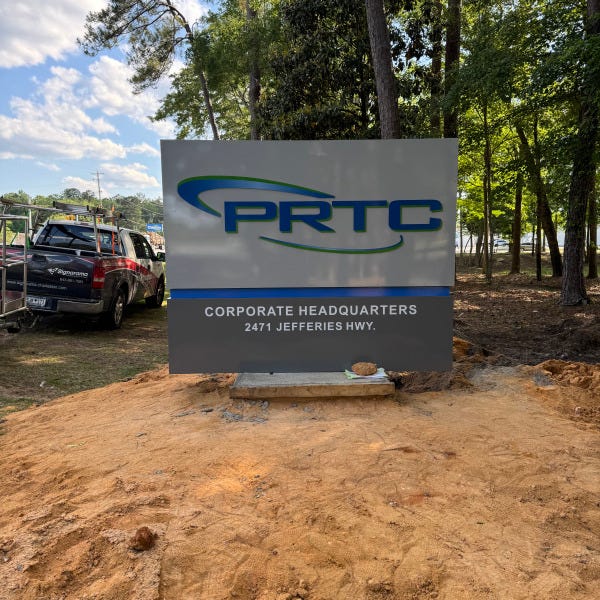 PRTC Monument Sign