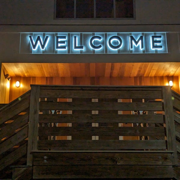 One Fellowship - Halo-Lit Welcome Signage