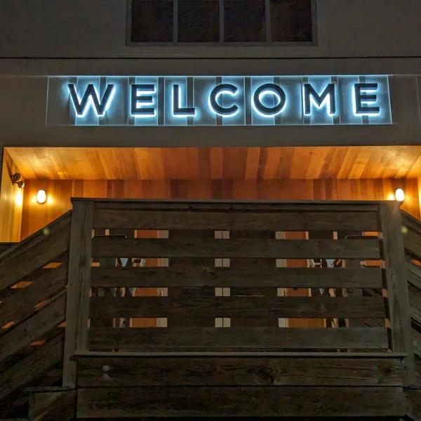 One Fellowship - Halo-Lit Welcome Signage