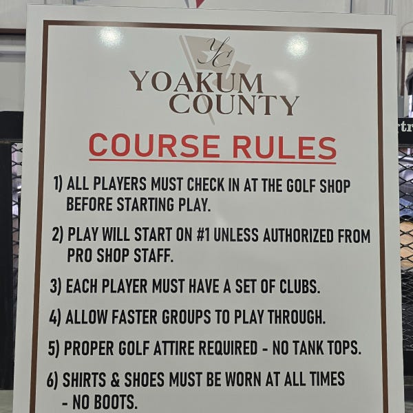 Yoakum County Golf Course