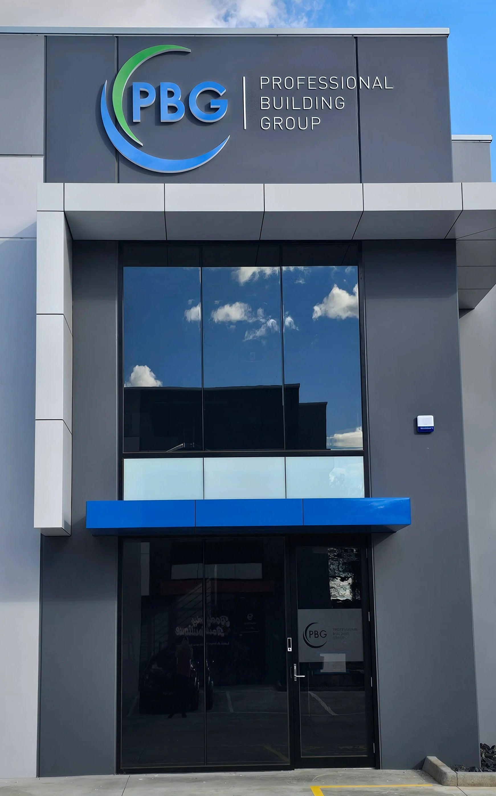 Bold 3D Building Signage for PBG Group - Warragul
