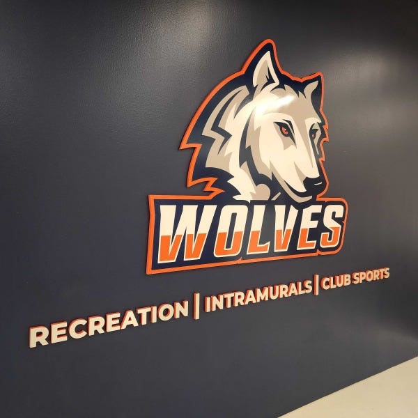 Custom Reception wall sign