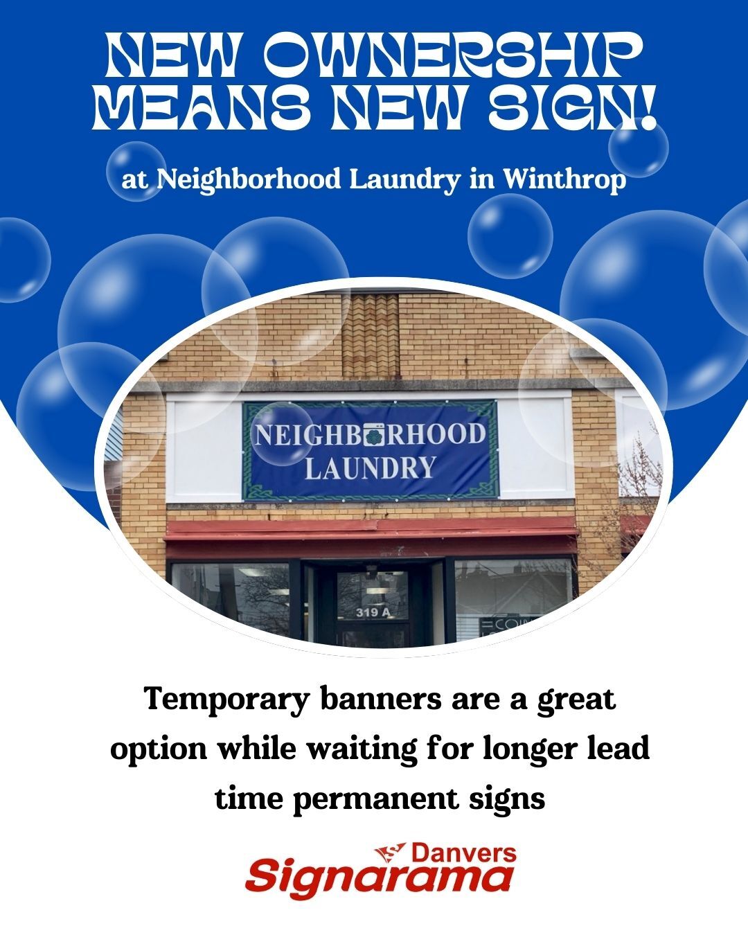 Temporary Banners, Winthrop MA