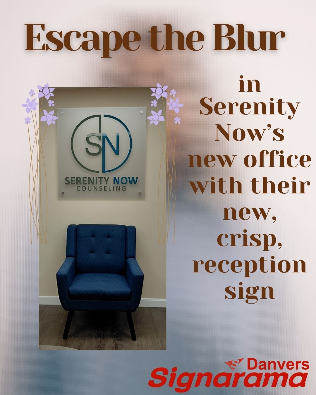 New Reception Signs