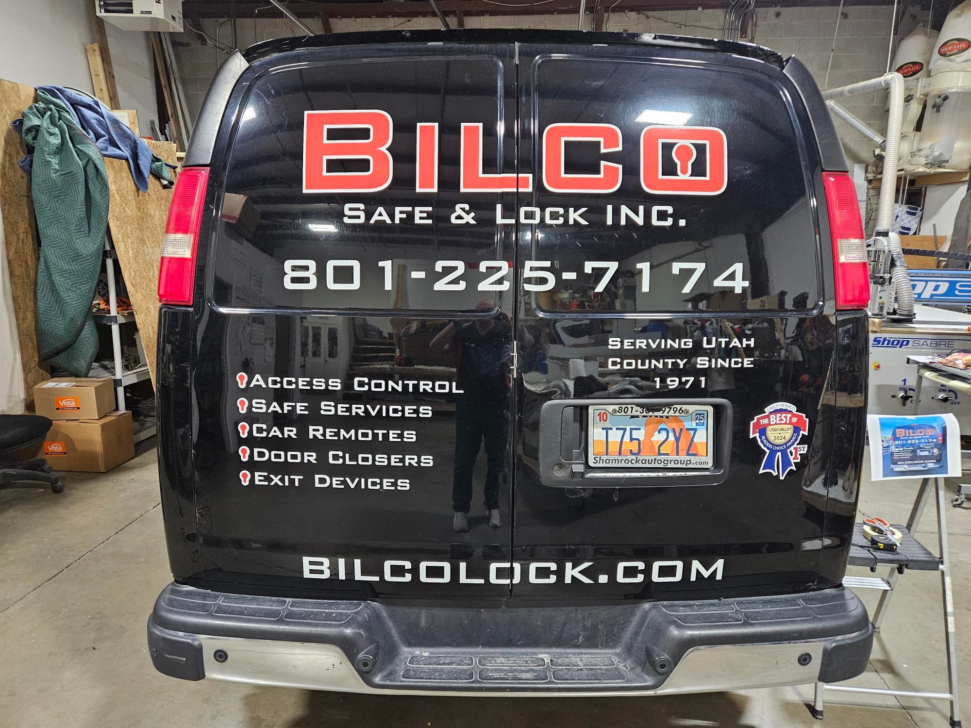 Vehicle Signage • Orem • Security Systems Industry • Bilco Safe & Lock Inc.