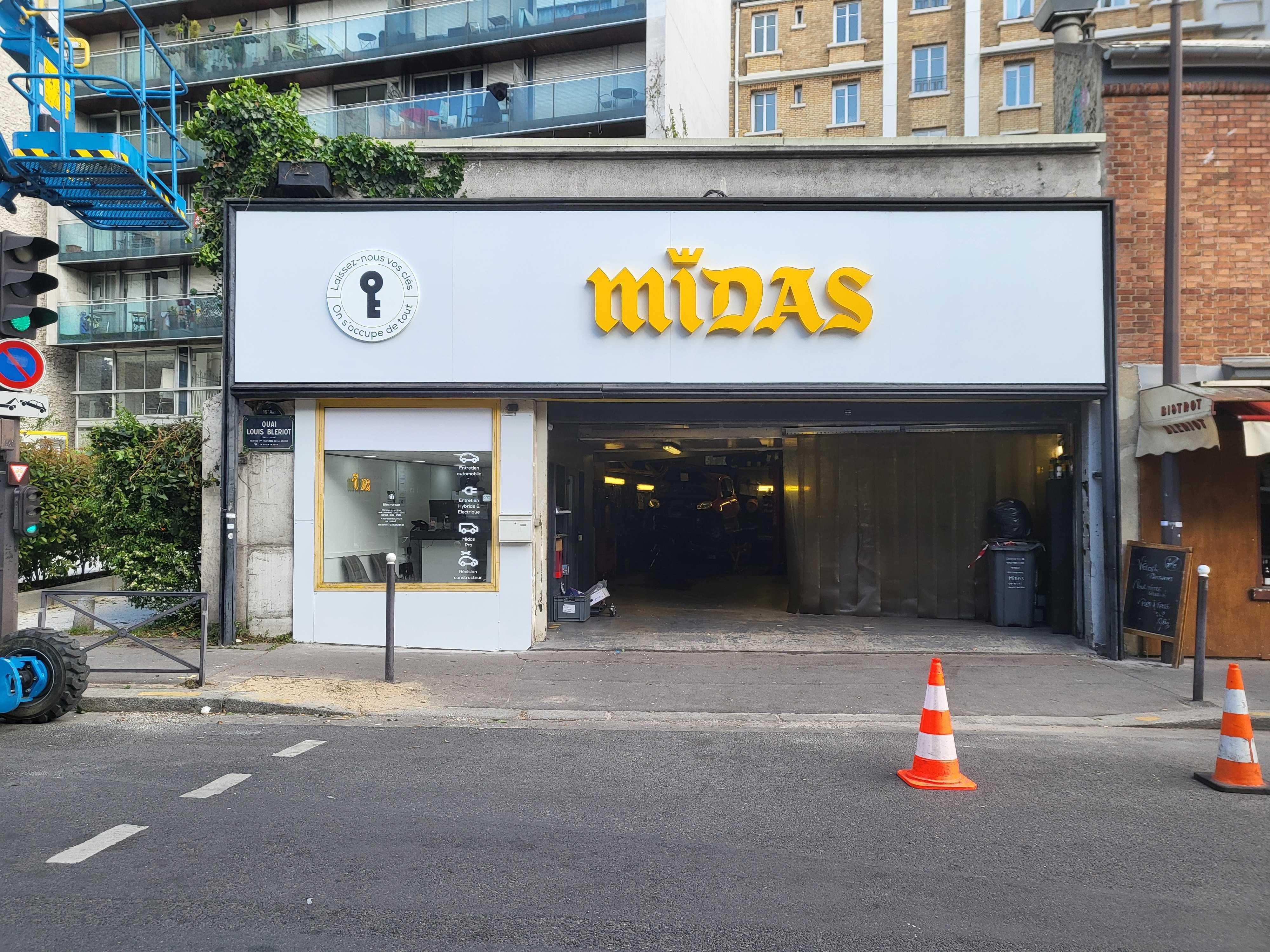 Rebranding réussi pour MIDAS Paris 16 – Passy : une nouvelle identité visuelle signée Signarama