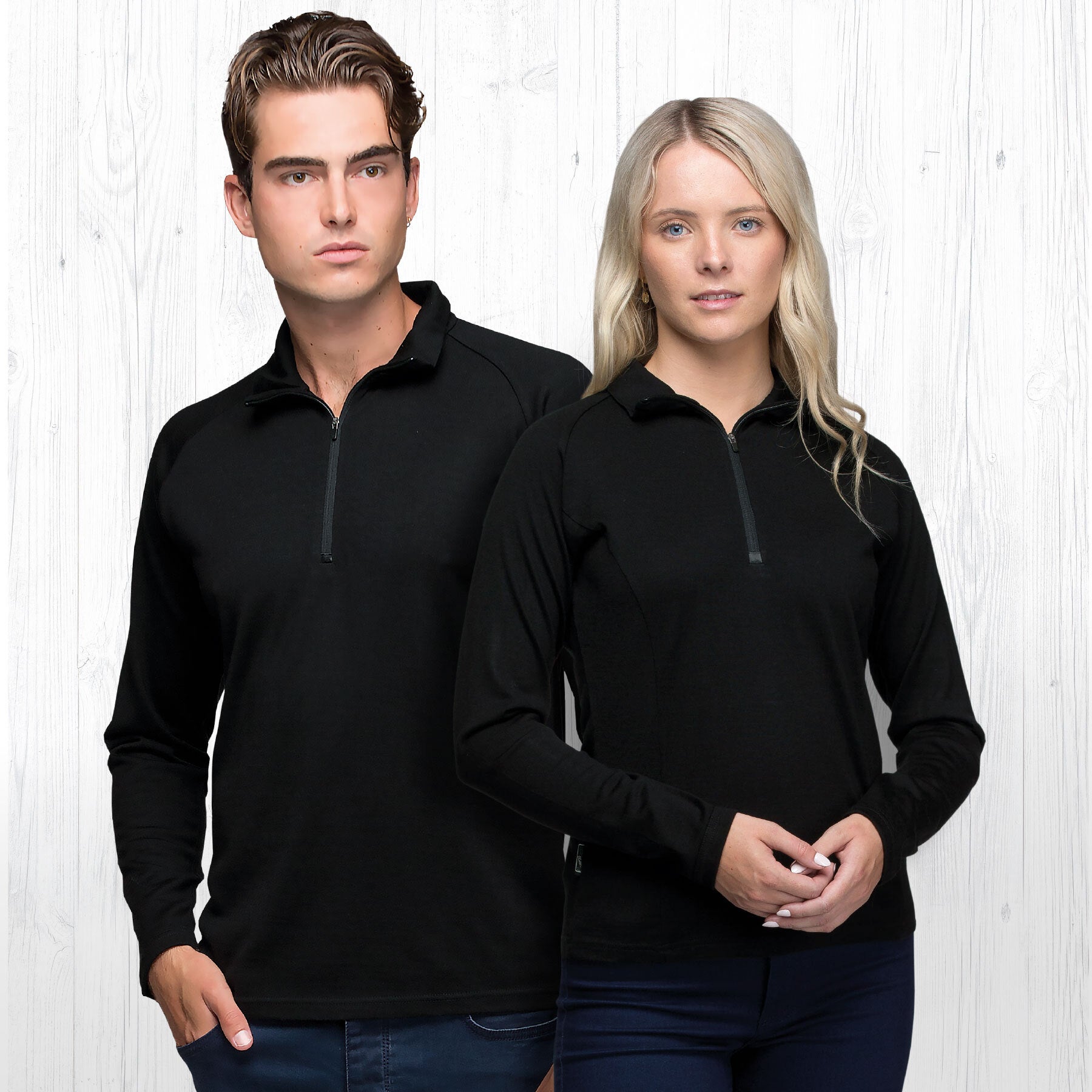 Merino Zip Pullover