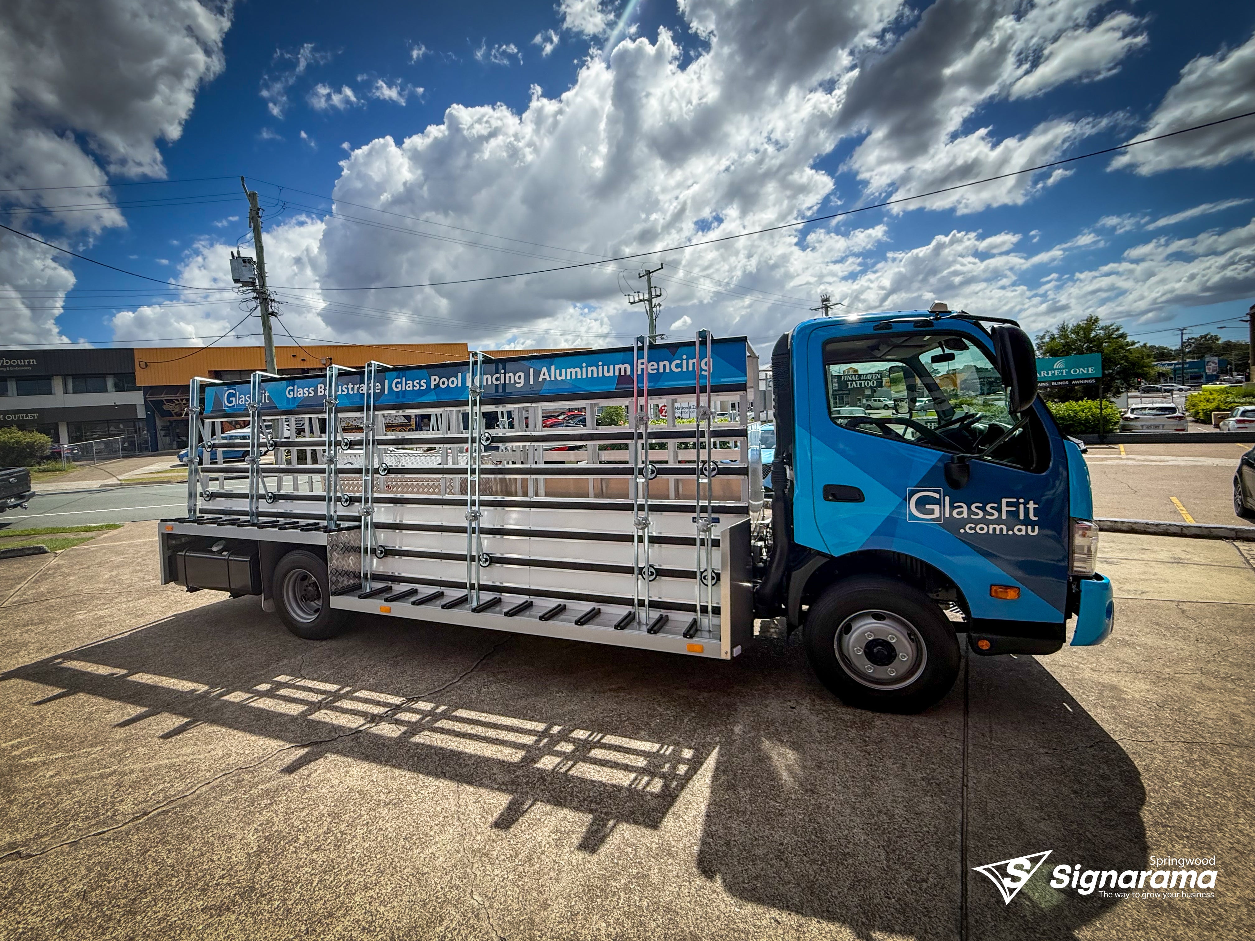 Truck Wrap - Glassfit Australia