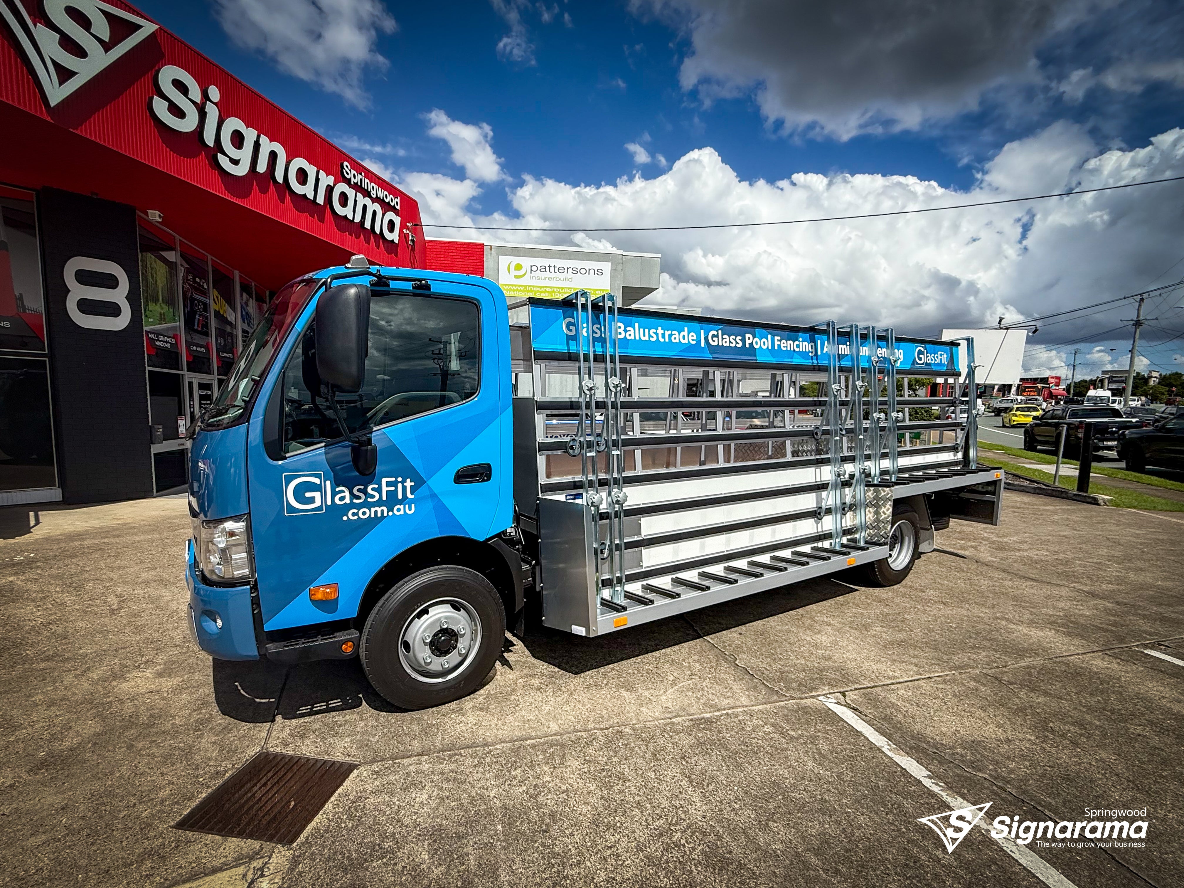 Truck Wrap - Glassfit Australia