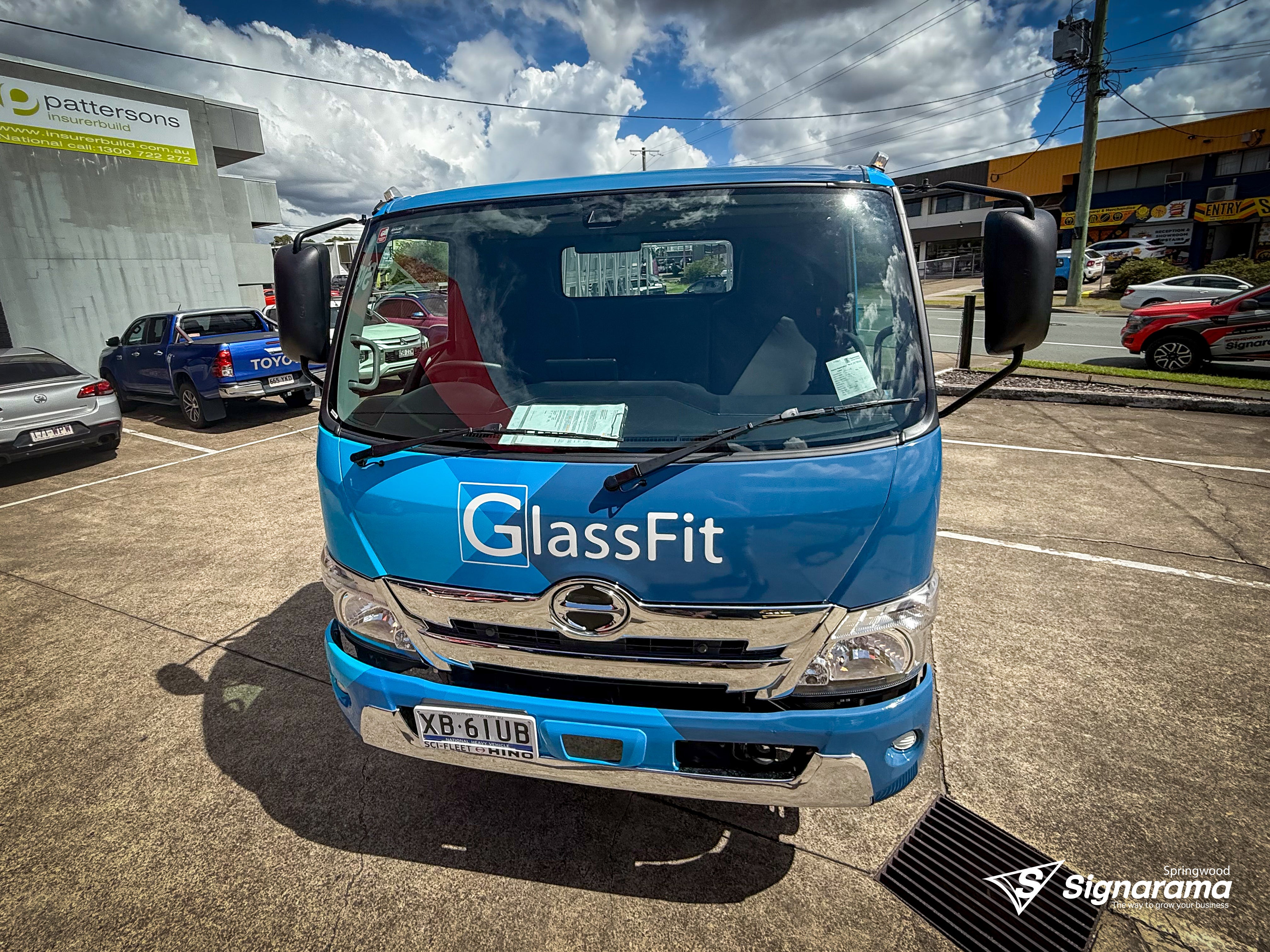 Truck Wrap - Glassfit Australia