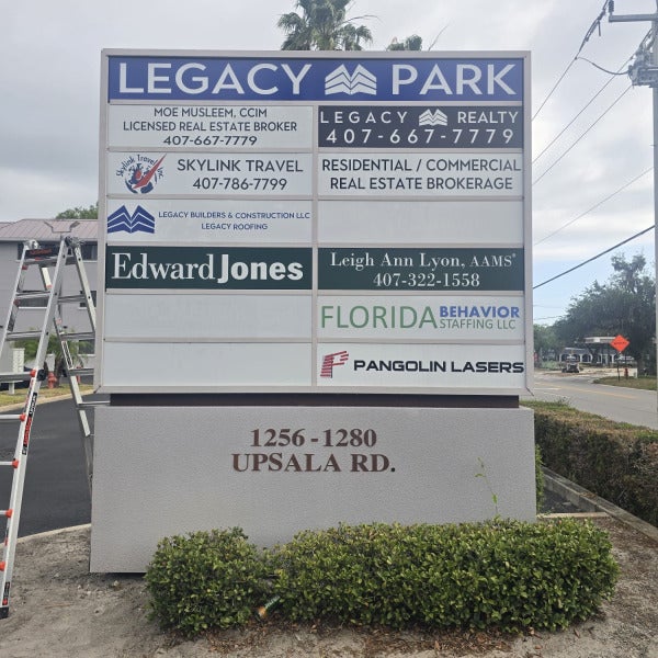 Monument Sign Acrylic Replacement