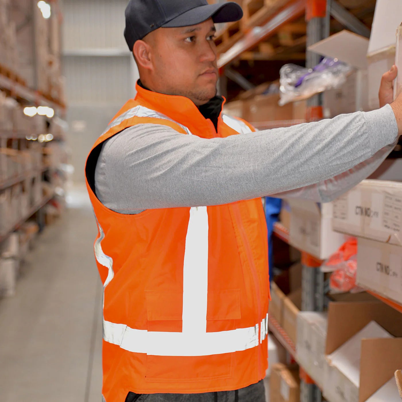 Workguard Reversible Fleece Lined Safety Vest