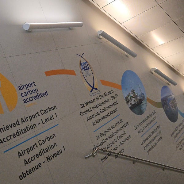 Signarama Toronto East Navigates Complexities for Ports Toronto with Wall Graphics at Billy Bishop Airport