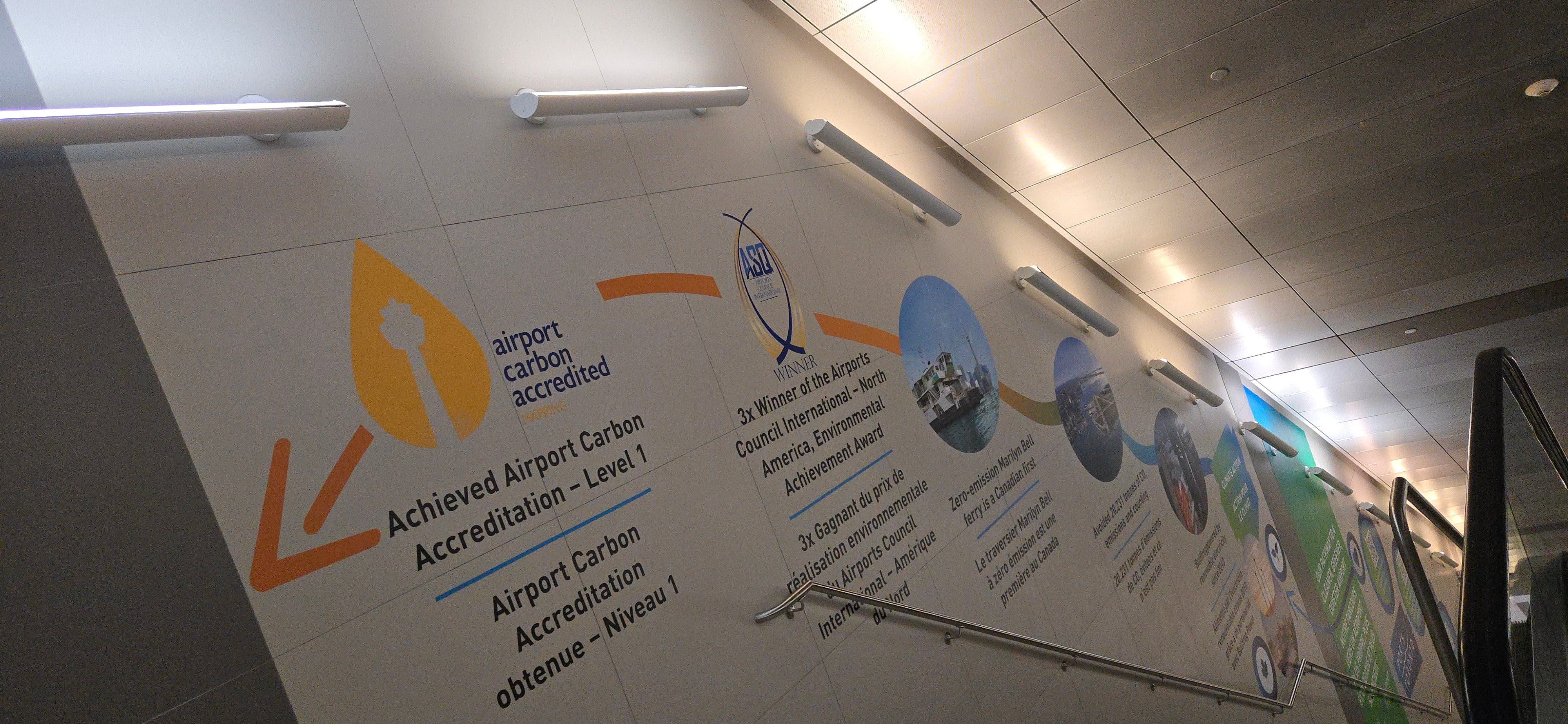 Signarama Toronto East Navigates Complexities for Ports Toronto with Wall Graphics at Billy Bishop Airport