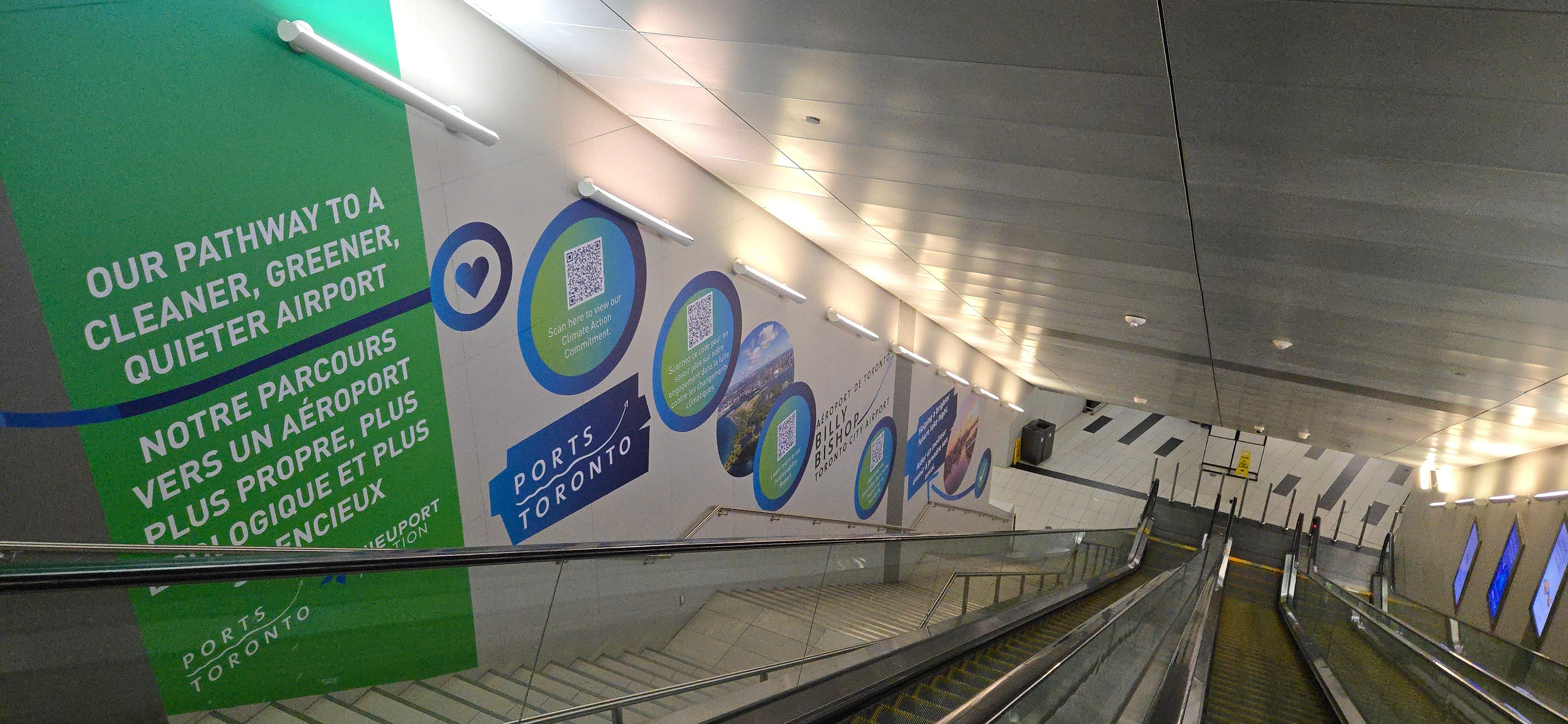 Signarama Toronto East Navigates Complexities for Ports Toronto with Wall Graphics at Billy Bishop Airport