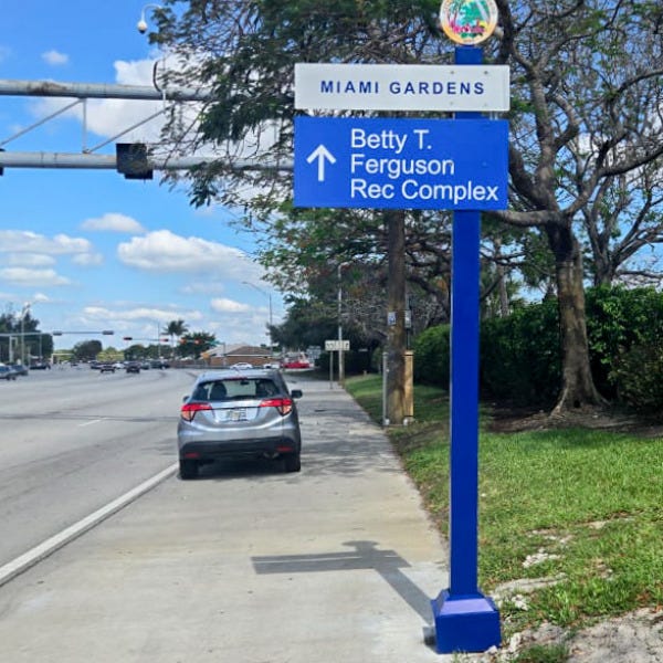 Miami Gardens Wayfinding Signage
