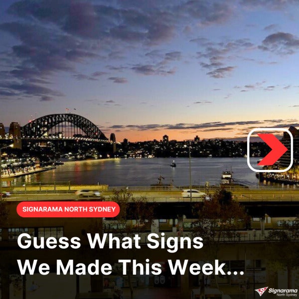 Weekly Signage Showcase — May 2025