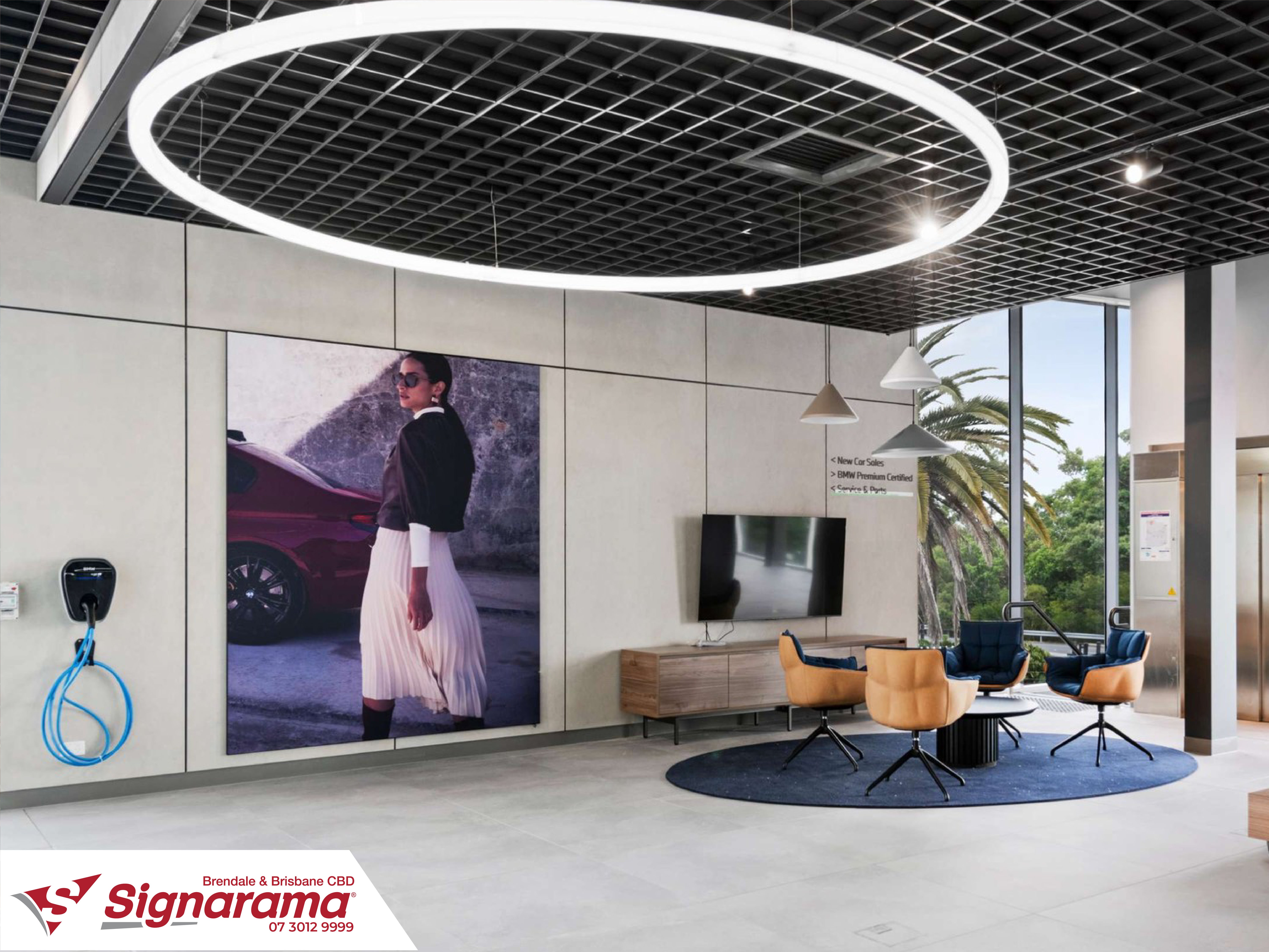 Showroom Refurbishment Westside BMW by Signarama Brendale