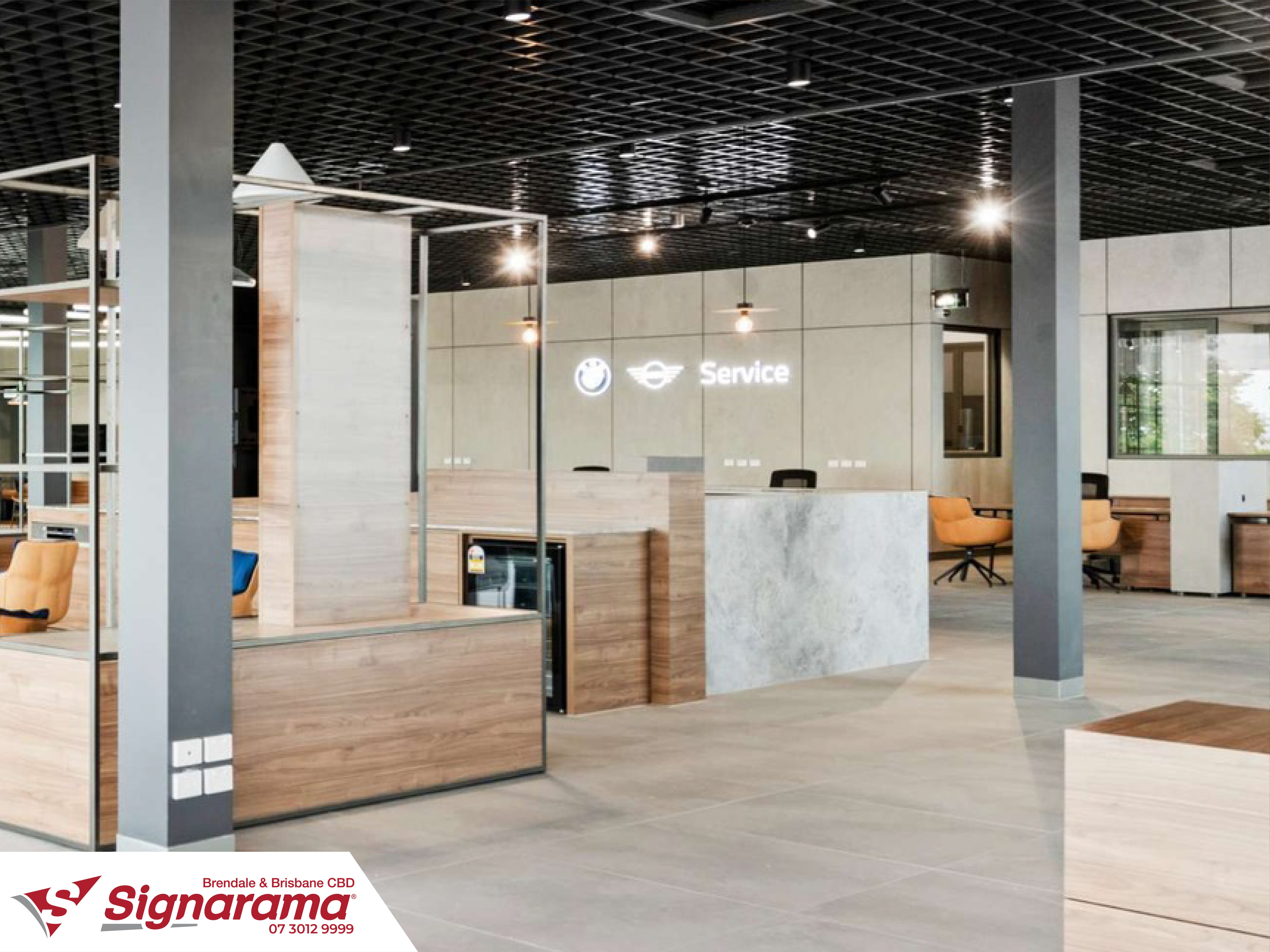 Showroom Refurbishment Westside BMW by Signarama Brendale
