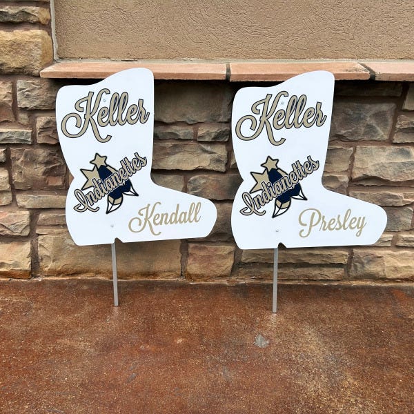 9432 Routed Boot Signs
