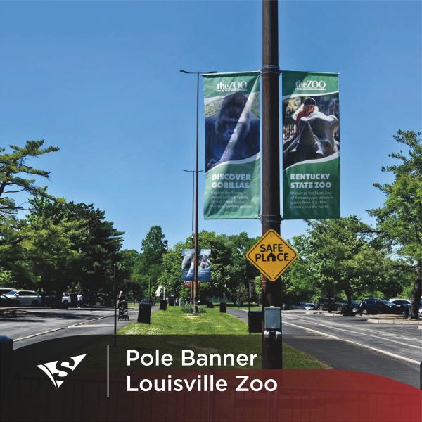 Pole Banners for Hospital in Downtown Louisville