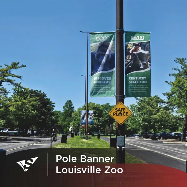 Pole Banners for Hospital in Downtown Louisville