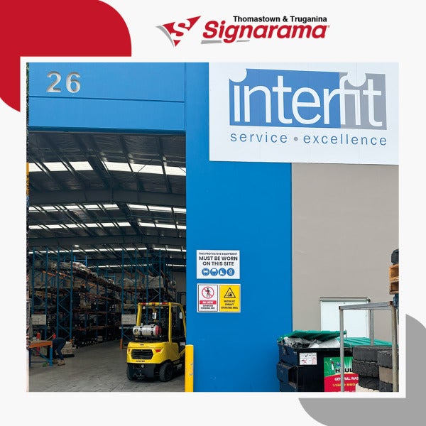 Comprehensive Signage Project for Interfit – Signarama  Thomastown & Truganina