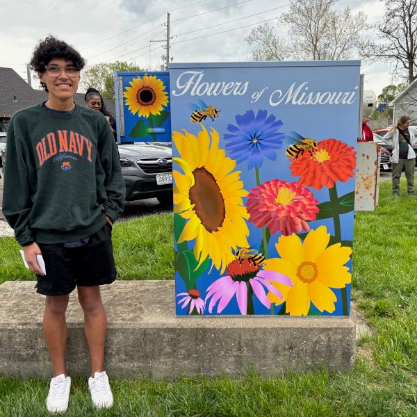 Utility Box Wrap_Flowers Signarama Liberty